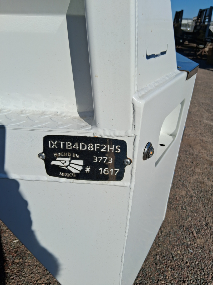 New 2026 Iron Ox FORD DUALLY TROUGH BED 4 BOX SKIRTED Truck Bed