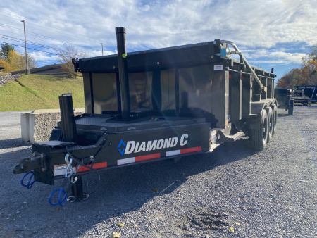 New 2026 Diamond C Lpt307 TELESCOPIC DUMP TRAILER PACESETTER EDITION LOADED 32” SIDES HYDRO JACK WIRELESS REMOTE