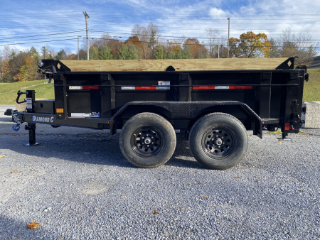 New 2026 Diamond C MDT206 TELESCOPIC DUMP TRAILER PACESETTER EDITION 6’5”X12’ SOLAR CHARGER