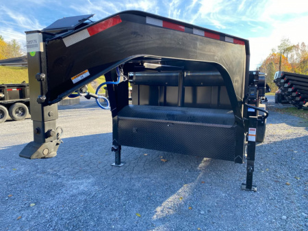 New 2026 Diamond C LPT210 TELESCOPIC GOOSENECK DUMP TRAILER 7 GAUGE 32” SIDES POWER ELECTRIC WIRELESS TARP ,