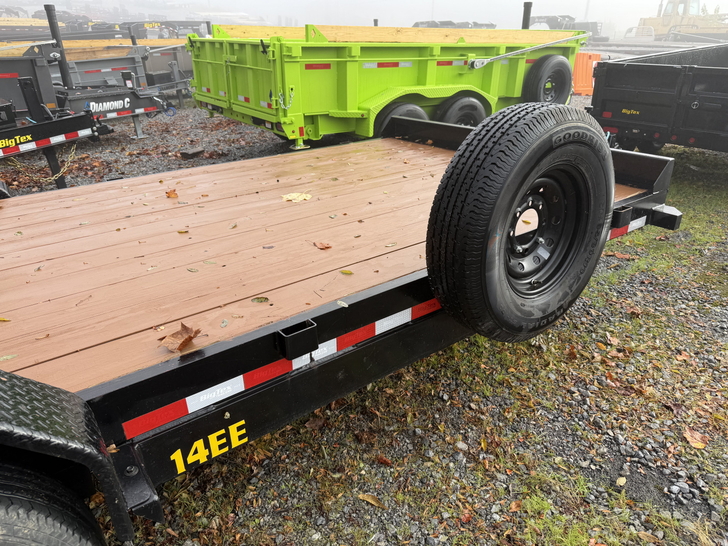 Used 2023 Big Tex Trailers 14EE Equipment Trailer ( USED) 6’11”X20’