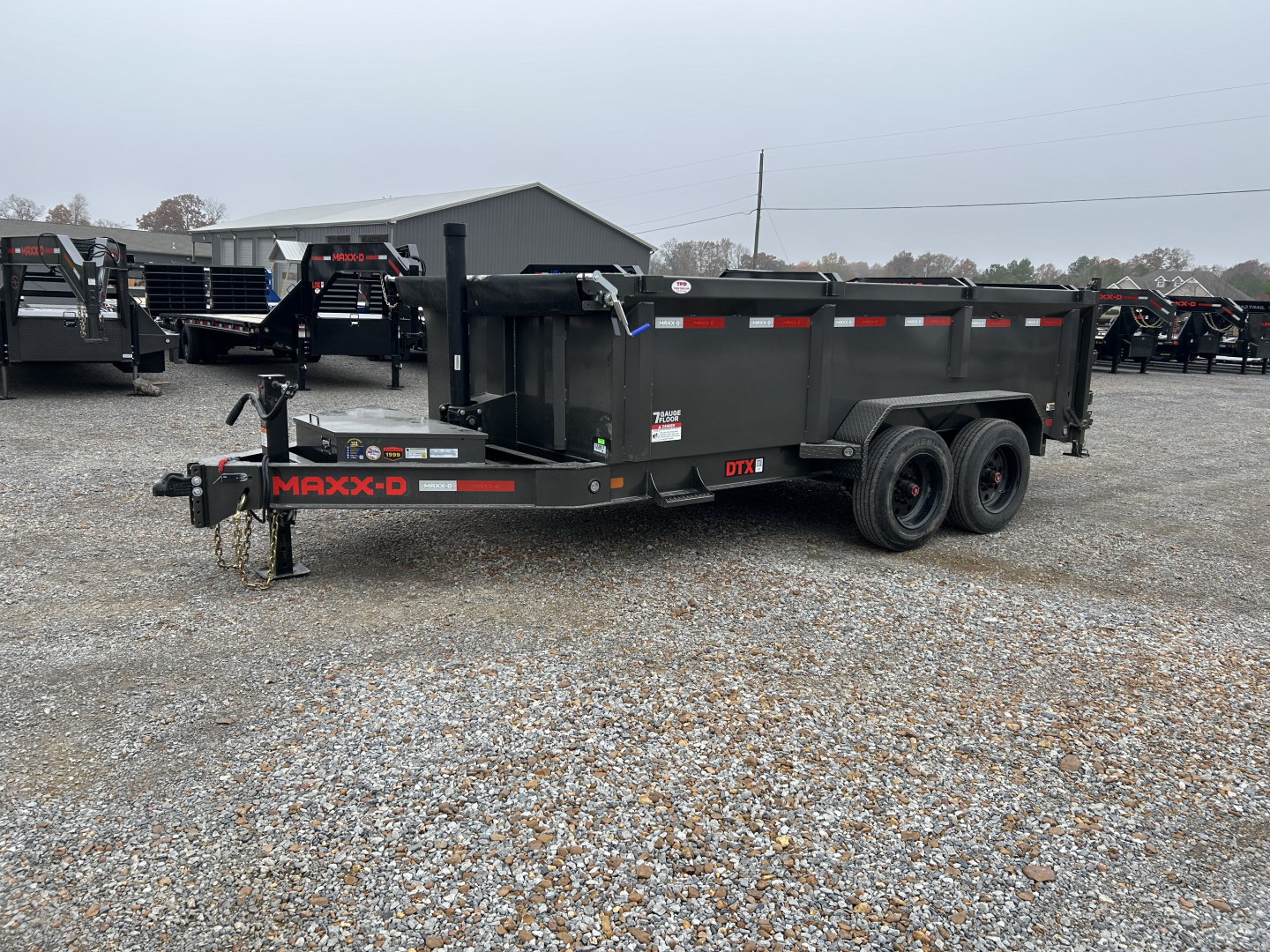 New 2026 MAXXD Dump Trailer | 14' x 83" 17.5K GVWR