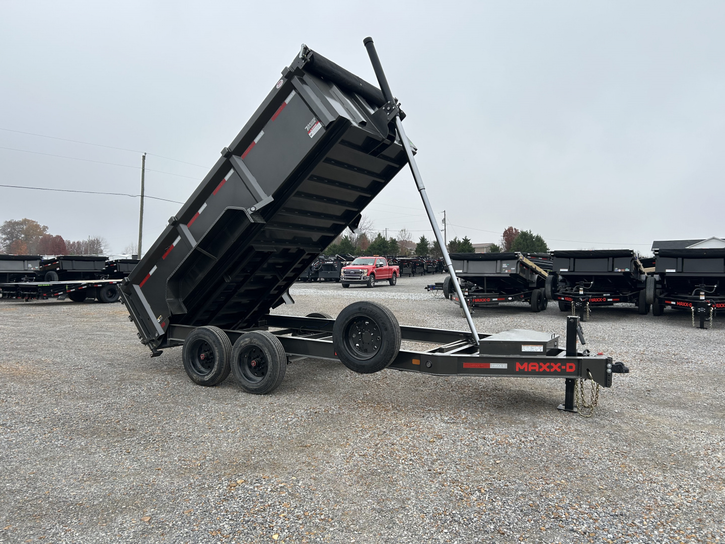 New 2026 MAXXD Dump Trailer | 14' x 83" 17.5K GVWR