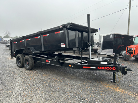 New 2026 MAXXD Dump Trailer | 83" x 16' | 17.5K GVWR