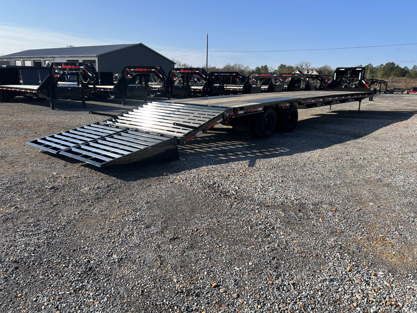 New 2026 MAXXD Gooseneck Flatbed Trailer | 102" x 40' 30K GVWR