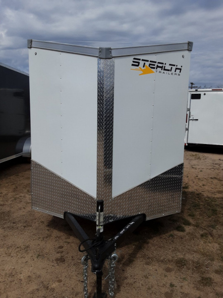 New 2026 Stealth Trailers 6X10 W/RAMP WHITE Cargo / Enclosed Trailer