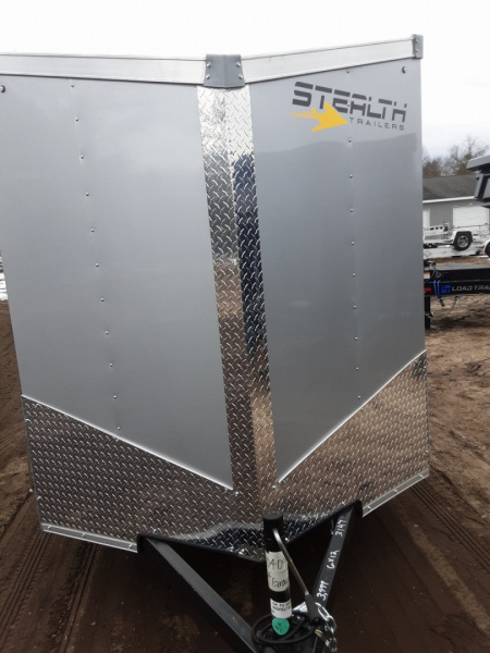 New 2025 Stealth Trailers 6X12 SILVER W/RAMP DOOR Cargo / Enclosed Trailer
