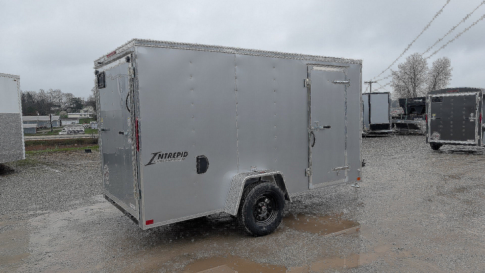 New 2026 Homesteader 6x12 Intrepid V-Nose Cargo Trailer w/ Ramp Door