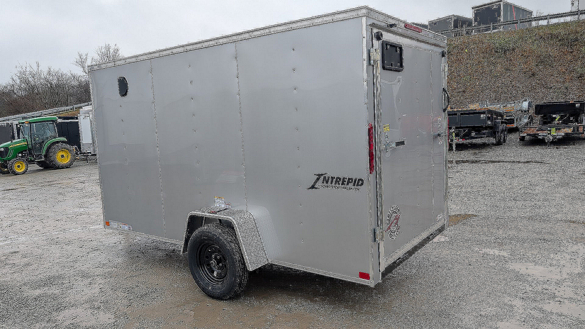 New 2026 Homesteader 6x12 Intrepid V-Nose Cargo Trailer w/ Ramp Door