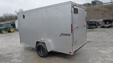 New 2026 Homesteader 6x12 Intrepid V-Nose Cargo Trailer w/ Ramp Door