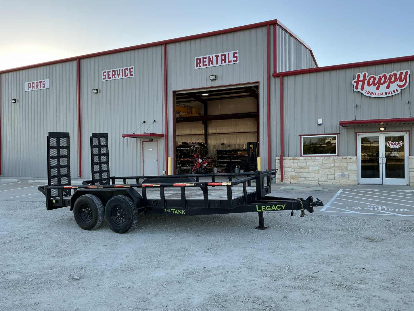 Used 2021 Legacy 83"x16' BP Equipment Trailer for sale in Waco, TX
