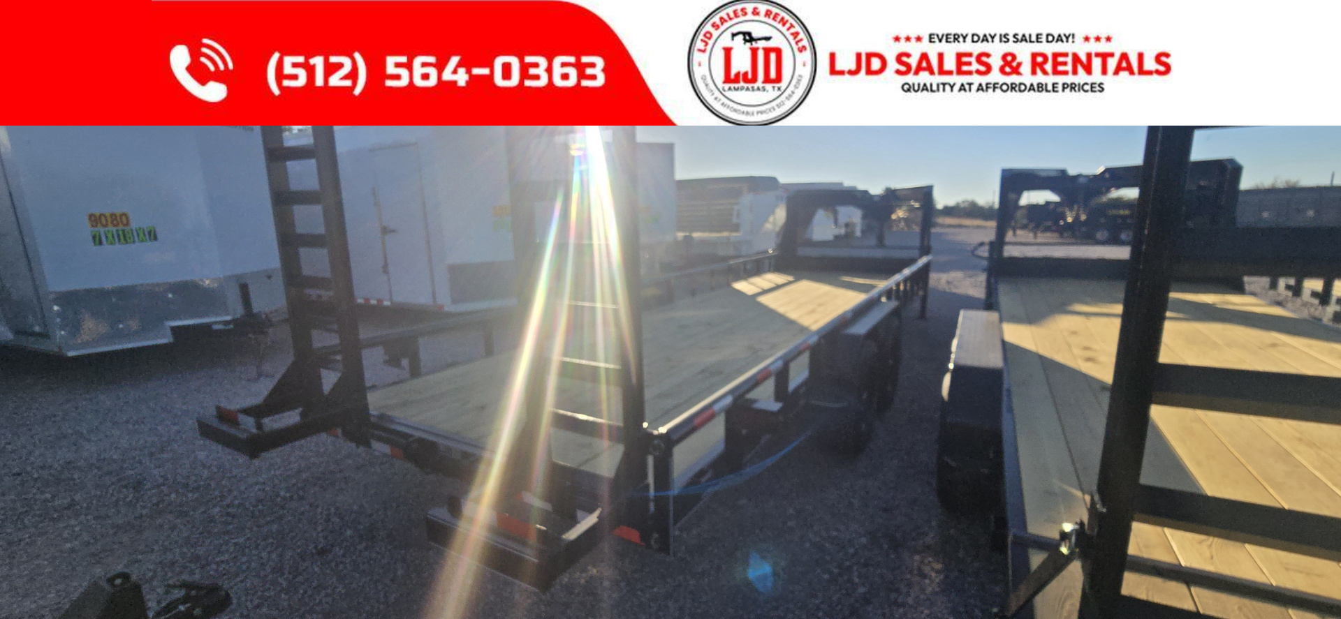 New 2026 Golden Arm - 83" x 24' - Pipe Top - Equipment Trailer