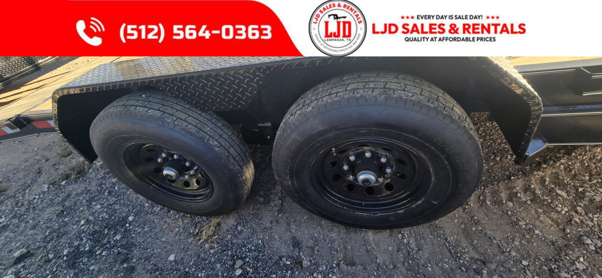 New 2026 Golden Arm 83" x 20' Equipment Trailer