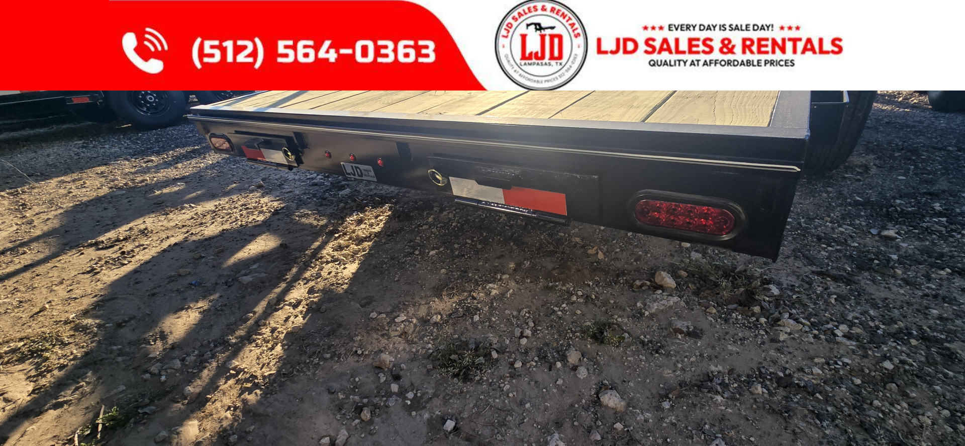 New 2026 Golden Arm 83" x 20' Equipment Trailer