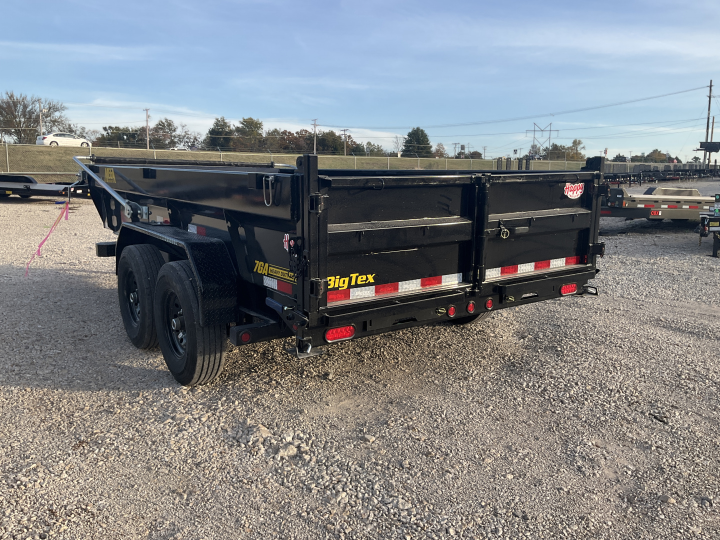 New 2026 Big Tex 83″ x 14′ Bumper Pull Tandem Axle Low Profile Telescopic Dump w/ 24″ Sides – TD X-Series Package