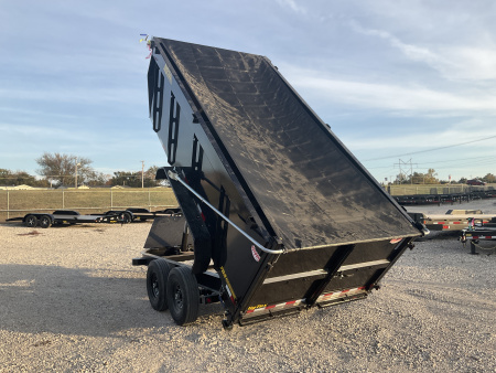 New 2026 Big Tex 83″ x 14′ Bumper Pull Tandem Axle Low Profile Telescopic Dump w/ 48″ Sides – TD X-Series Package