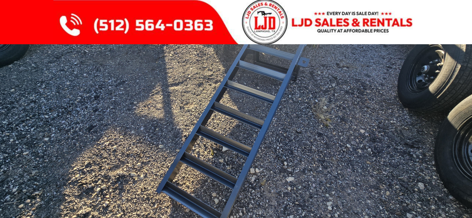 New 2026 Golden Arm 83" x 20' Equipment Trailer