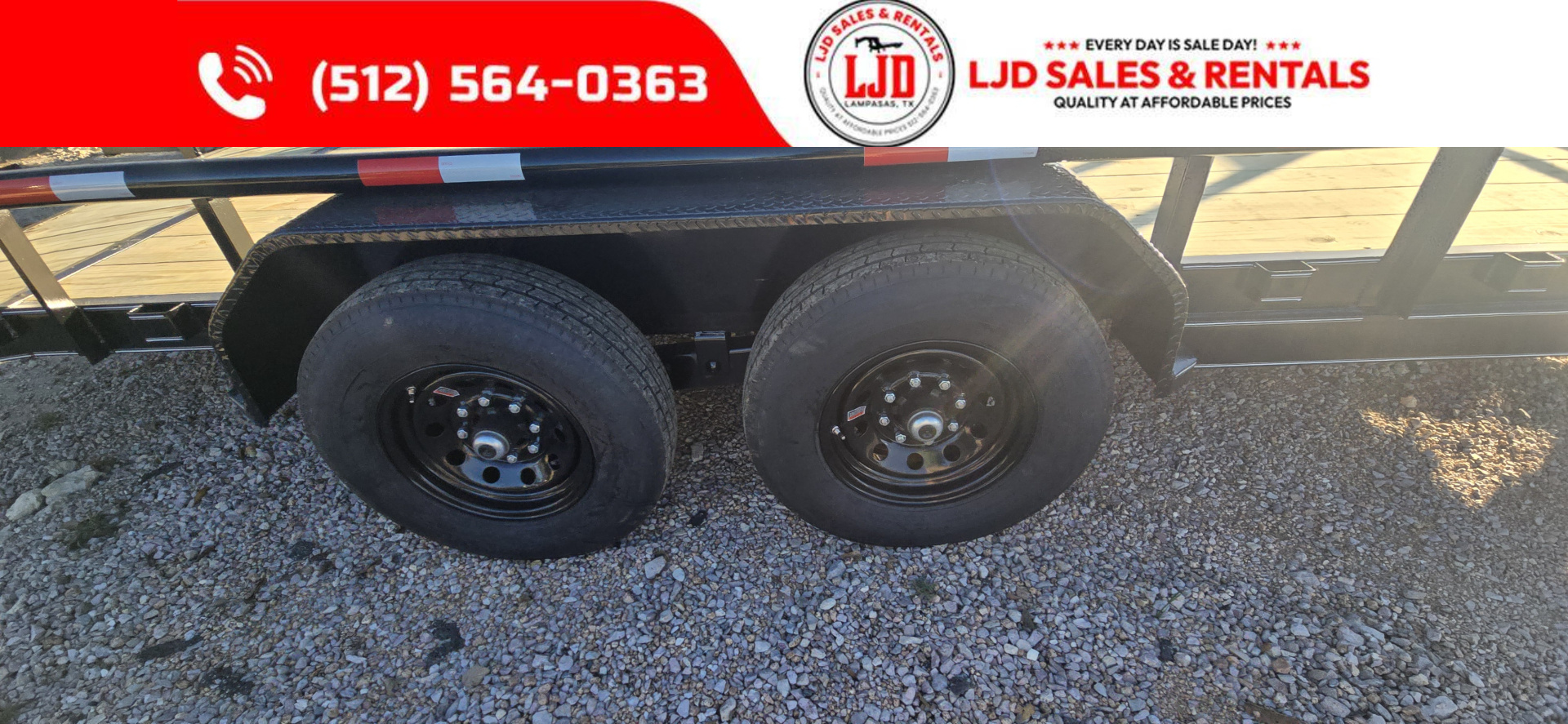 New 2026 Golden Arm 83" x 20' Equipment Trailer