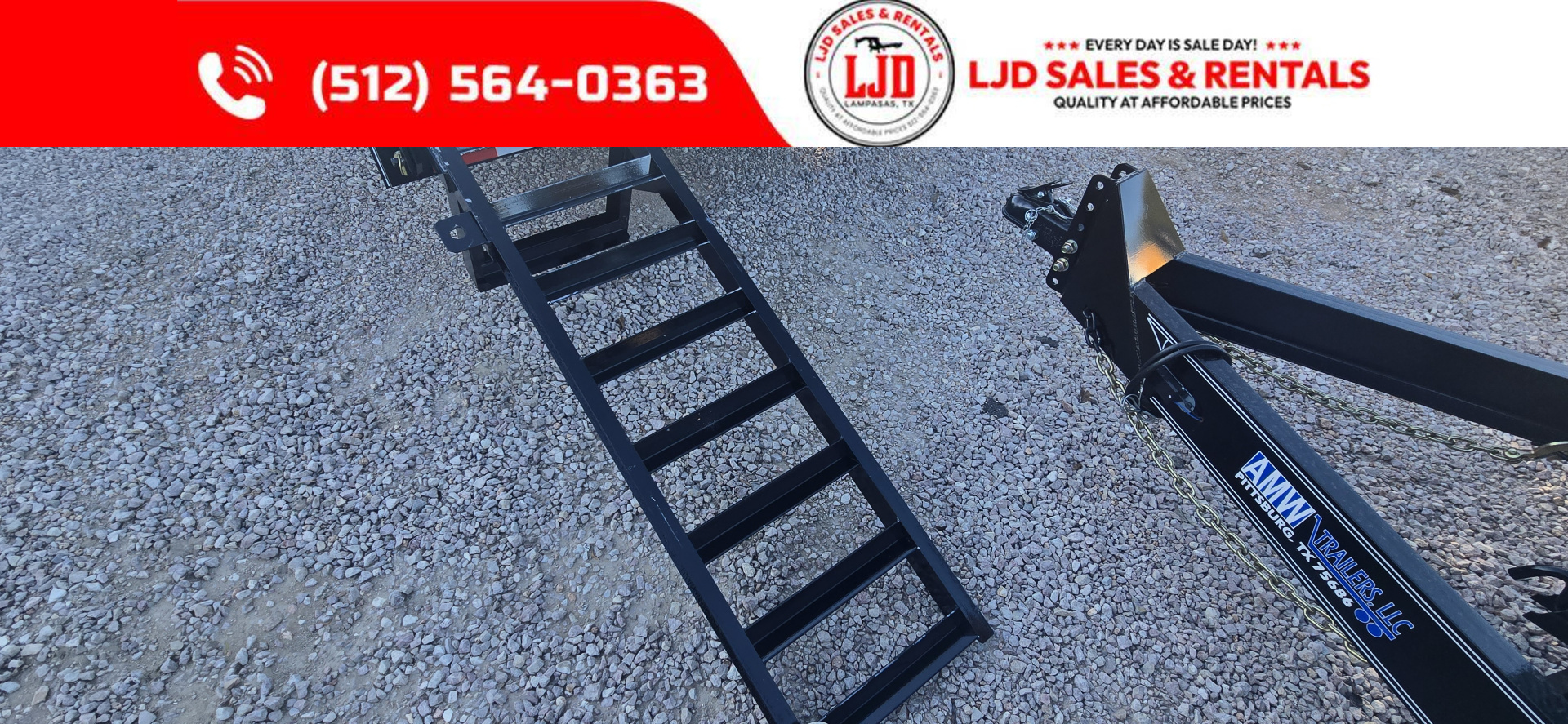 New 2026 Golden Arm 83" x 20' Equipment Trailer