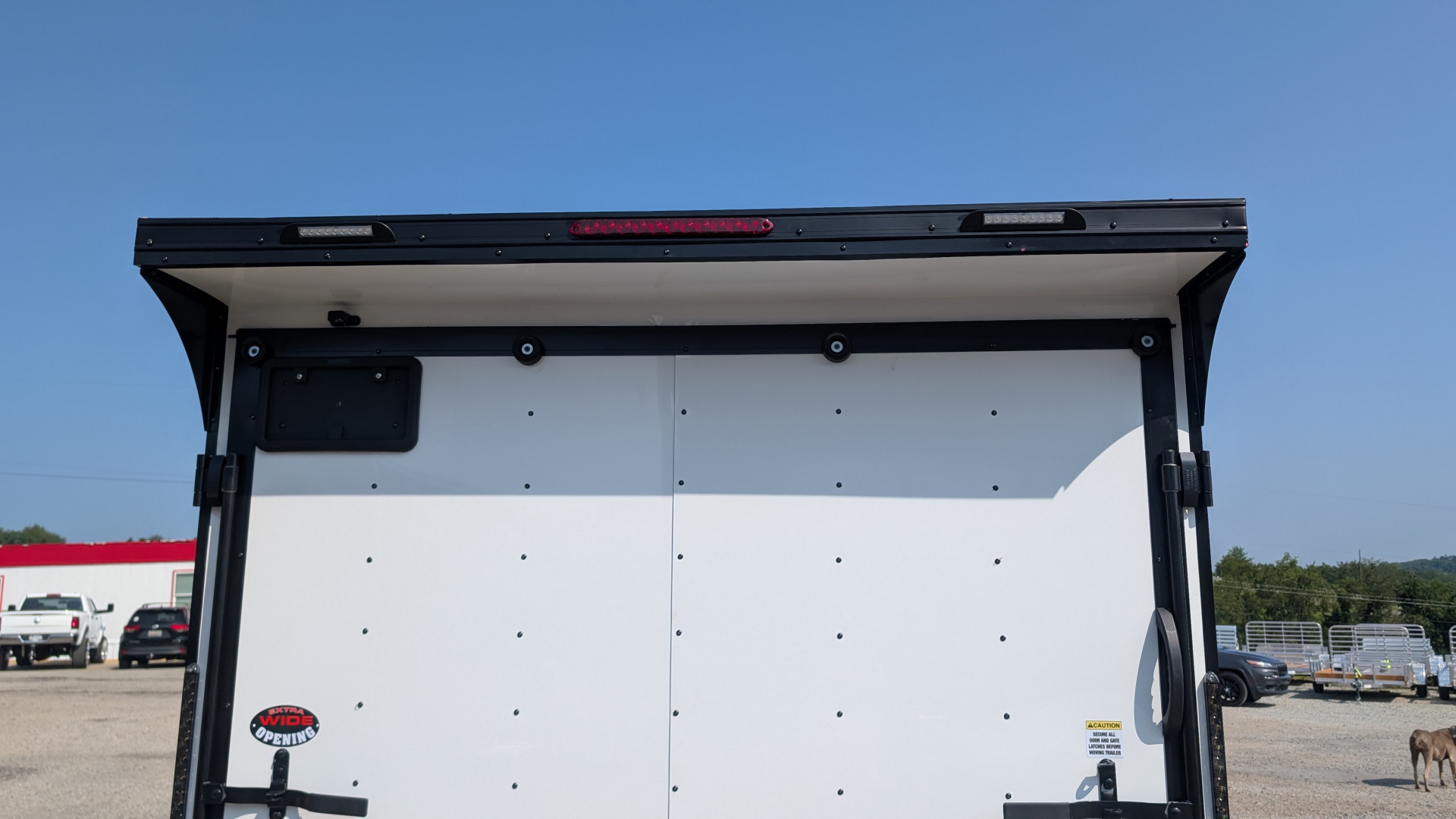 New 2026 Homesteader 7x16 Intrepid "OHV" V-Nose Cargo Trailer w/ Ramp Door (84" INSIDE)