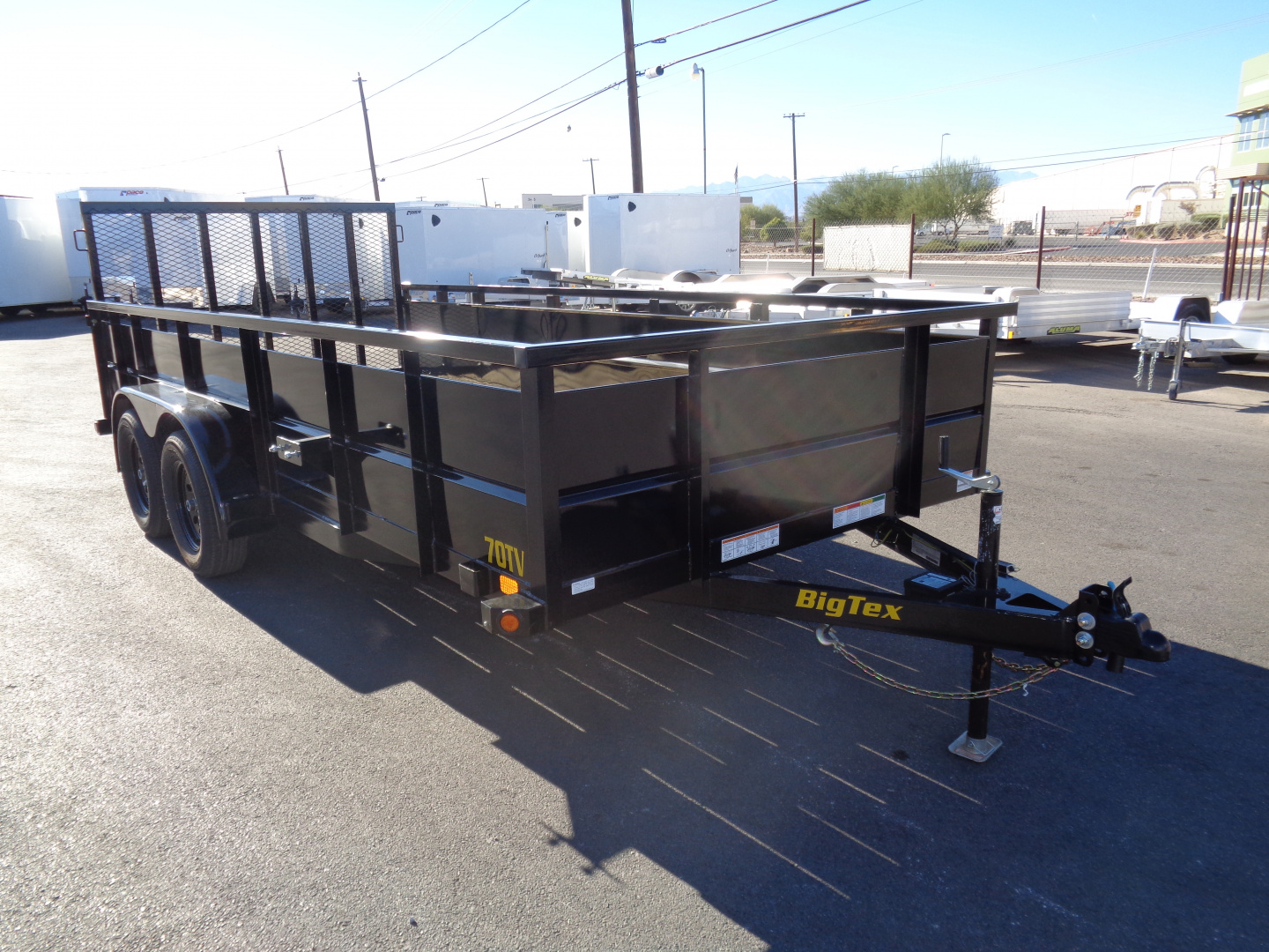 New 2026 Big Tex Trailers * 70TV-16 * 16Ft Tandem Axle Landscape Trailer w/ Ramp Gate