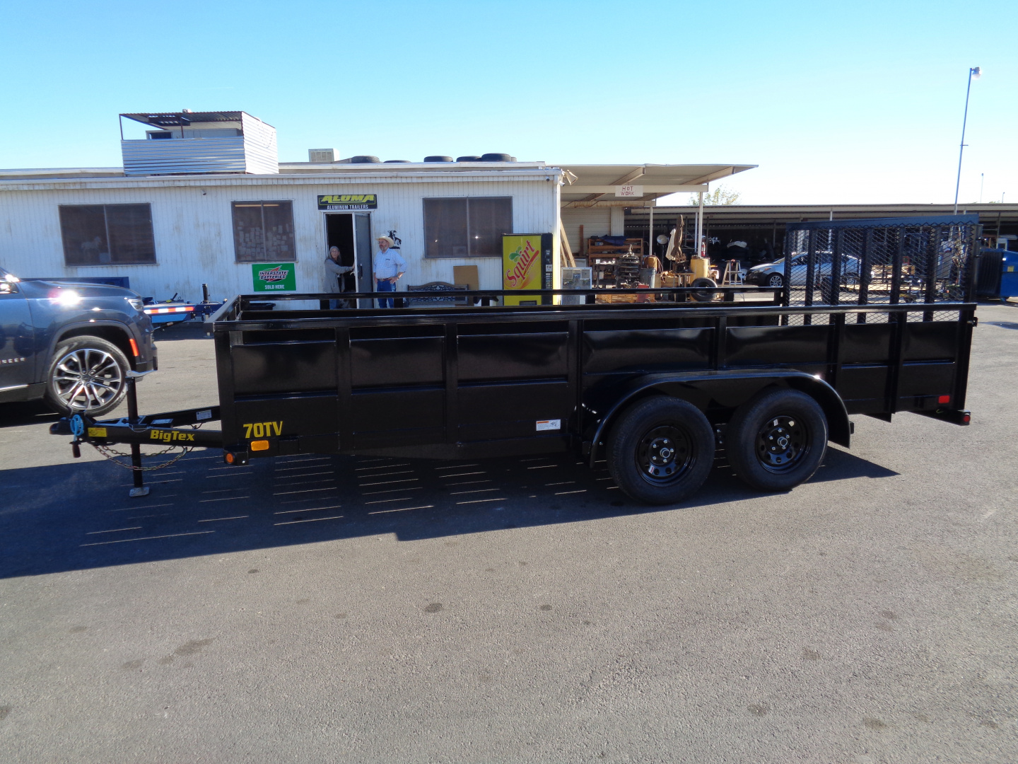 New 2026 Big Tex Trailers * 70TV-16 * 16Ft Tandem Axle Landscape Trailer w/ Ramp Gate