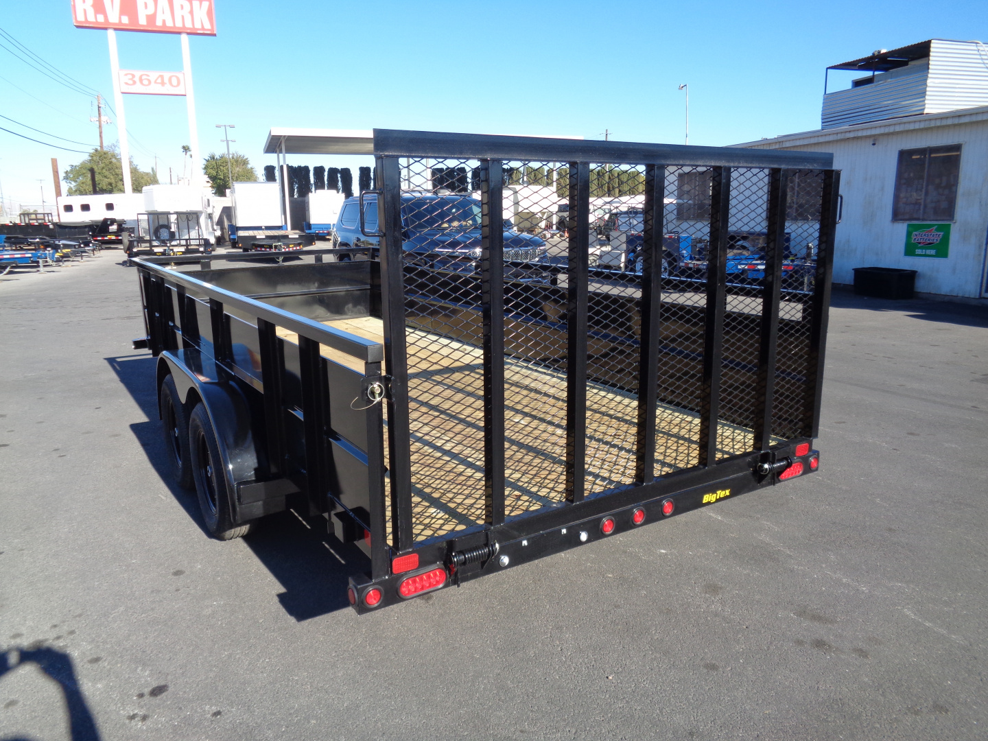 New 2026 Big Tex Trailers * 70TV-16 * 16Ft Tandem Axle Landscape Trailer w/ Ramp Gate