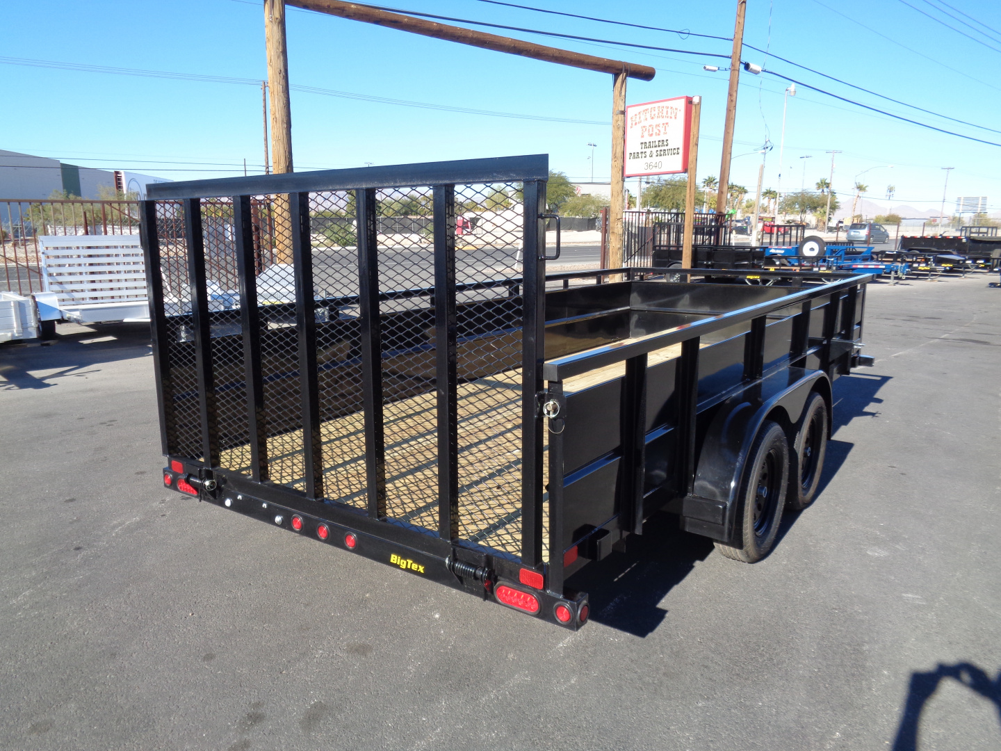 New 2026 Big Tex Trailers * 70TV-16 * 16Ft Tandem Axle Landscape Trailer w/ Ramp Gate