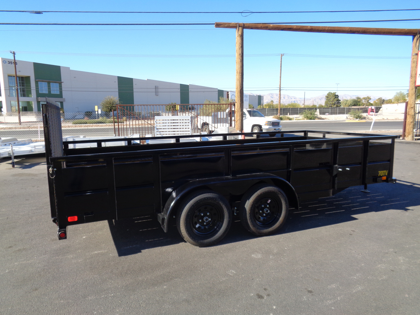 New 2026 Big Tex Trailers * 70TV-16 * 16Ft Tandem Axle Landscape Trailer w/ Ramp Gate