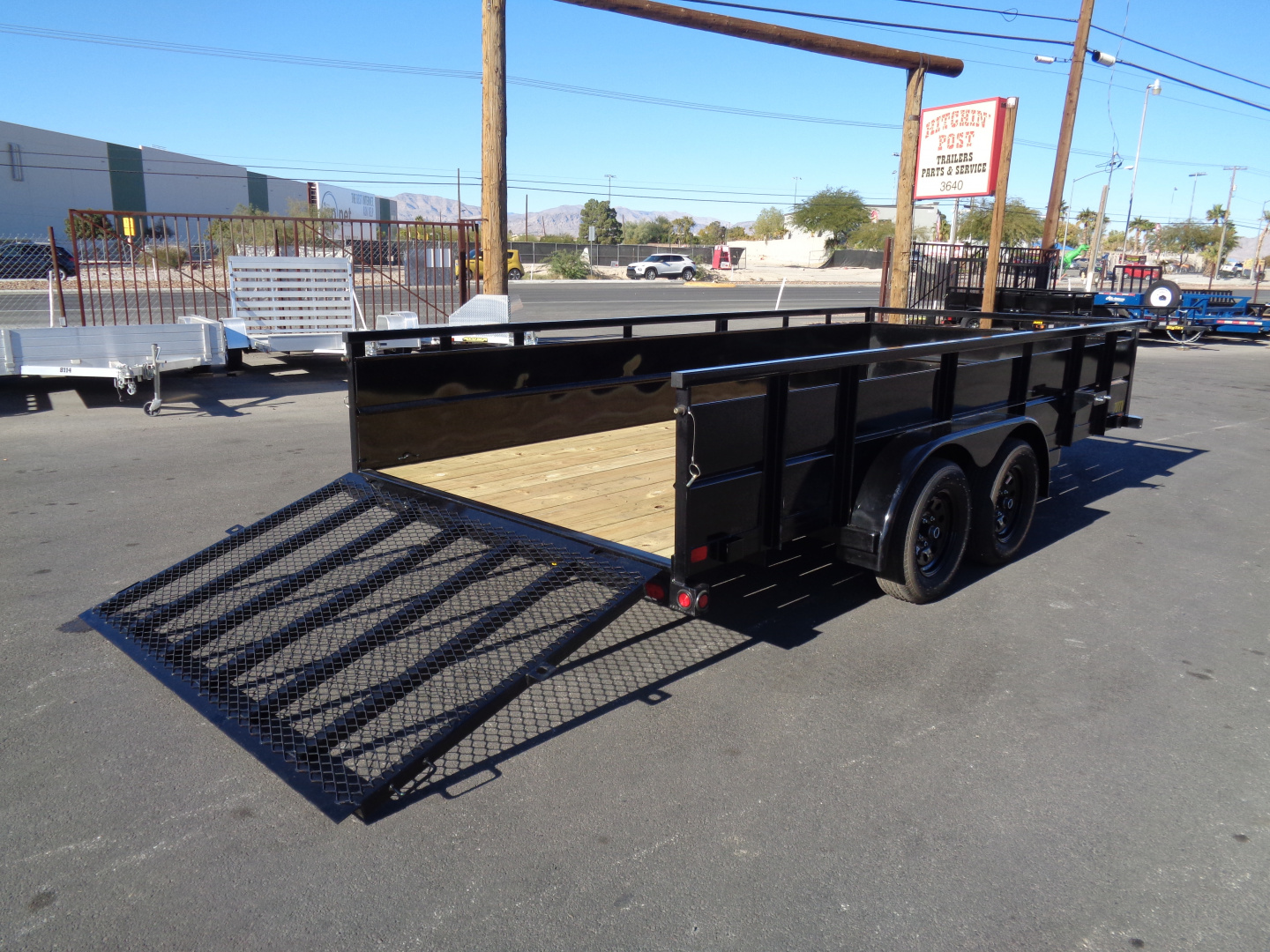 New 2026 Big Tex Trailers * 70TV-16 * 16Ft Tandem Axle Landscape Trailer w/ Ramp Gate