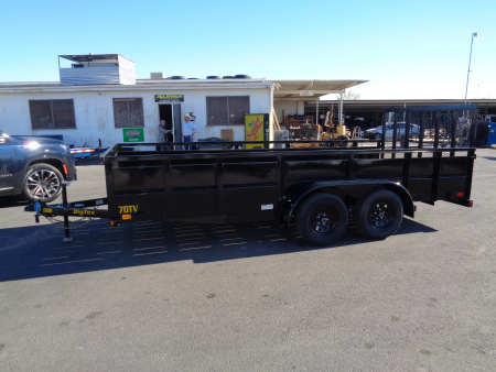 New 2026 Big Tex Trailers * 70TV-16 * 16Ft Tandem Axle Landscape Trailer w/ Ramp Gate