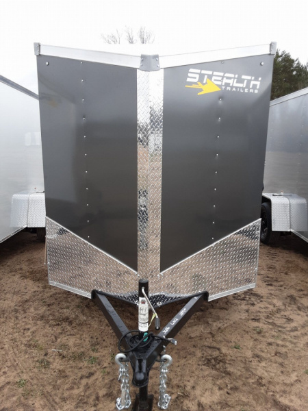New 2026 Stealth Trailers 6X12 W/RAMP CHARCOAL Cargo / Enclosed Trailer