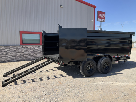 New 2026 PJ 83"x14' BP Tandem Axle Dump w/ 48" Sides – D7