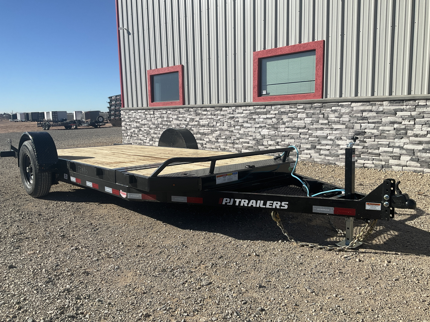 New 2026 PJ 81"x16' Single Axle HD Tilt Trailer – T1