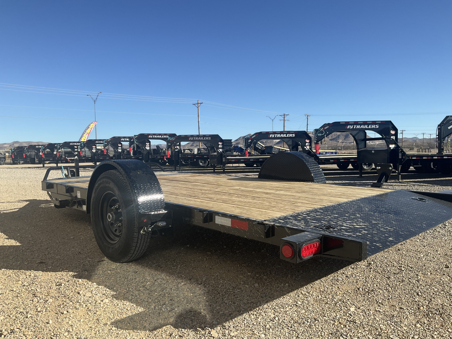 New 2026 PJ 81"x16' Single Axle HD Tilt Trailer – T1