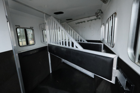 Used 2015 Bison Trailers 3 horse LQ Horse Trailer