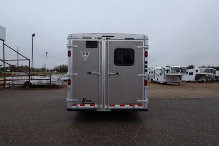 Used 2015 Bison Trailers 3 horse LQ Horse Trailer