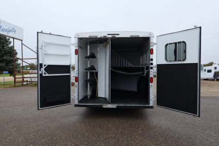 Used 2015 Bison Trailers 3 horse LQ Horse Trailer