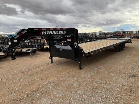 New 2026 PJ 102”x30’ Quest Gooseneck Flatbed w/ Singles – LQ