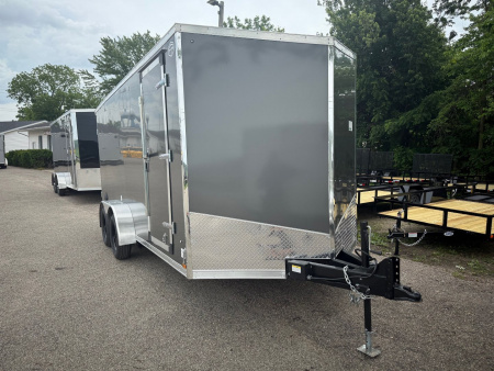 New 2026 US CARGO 7 X 16 Cargo / Enclosed Trailer with 6ft 6in Screwless Exterior -