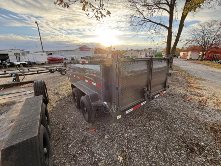 New 2026 HORIZON TRAILERS HZ6BP-2X12 Dump Trailer 77X12 TA 36" SIDES (GVW:11300) ASH GRAY