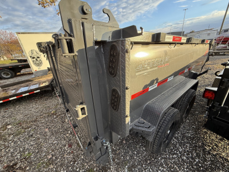 New 2026 HORIZON TRAILERS HZ6BP-2X12 Dump Trailer 77X12 TA 36" SIDES (GVW:11300) ASH GRAY