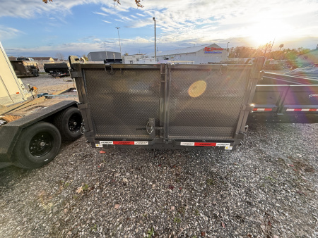 New 2026 HORIZON TRAILERS HZ6BP-2X12 Dump Trailer 77X12 TA 36" SIDES (GVW:11300) ASH GRAY