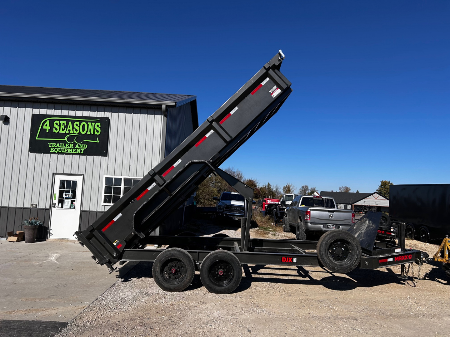 New SALE$$ 2026 MAXXD MAXXD DJX 83"X16' 16K GVWR HD 7 GA FLOOR HYDRAULIC JACK Dump Trailer