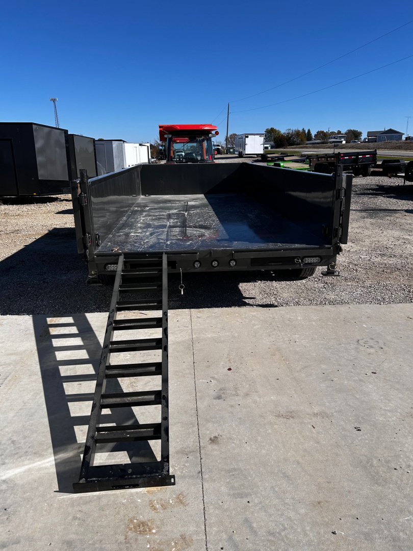 New SALE$$ 2026 MAXXD MAXXD DJX 83"X16' 16K GVWR HD 7 GA FLOOR HYDRAULIC JACK Dump Trailer
