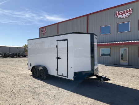 New 2026 Compass 7'x16' Enclosed Cargo Trailer - Indigo DLX