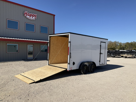 New 2026 Compass 7'x16' Enclosed Cargo Trailer - Indigo DLX