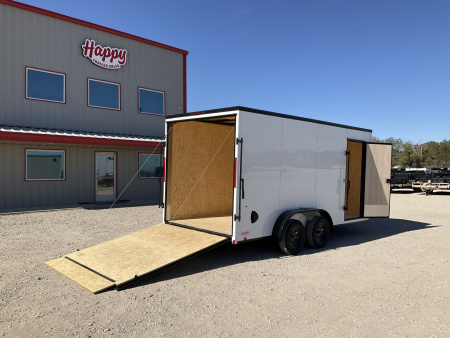 New 2026 Compass 7'x16' Enclosed Cargo Trailer - Indigo DLX