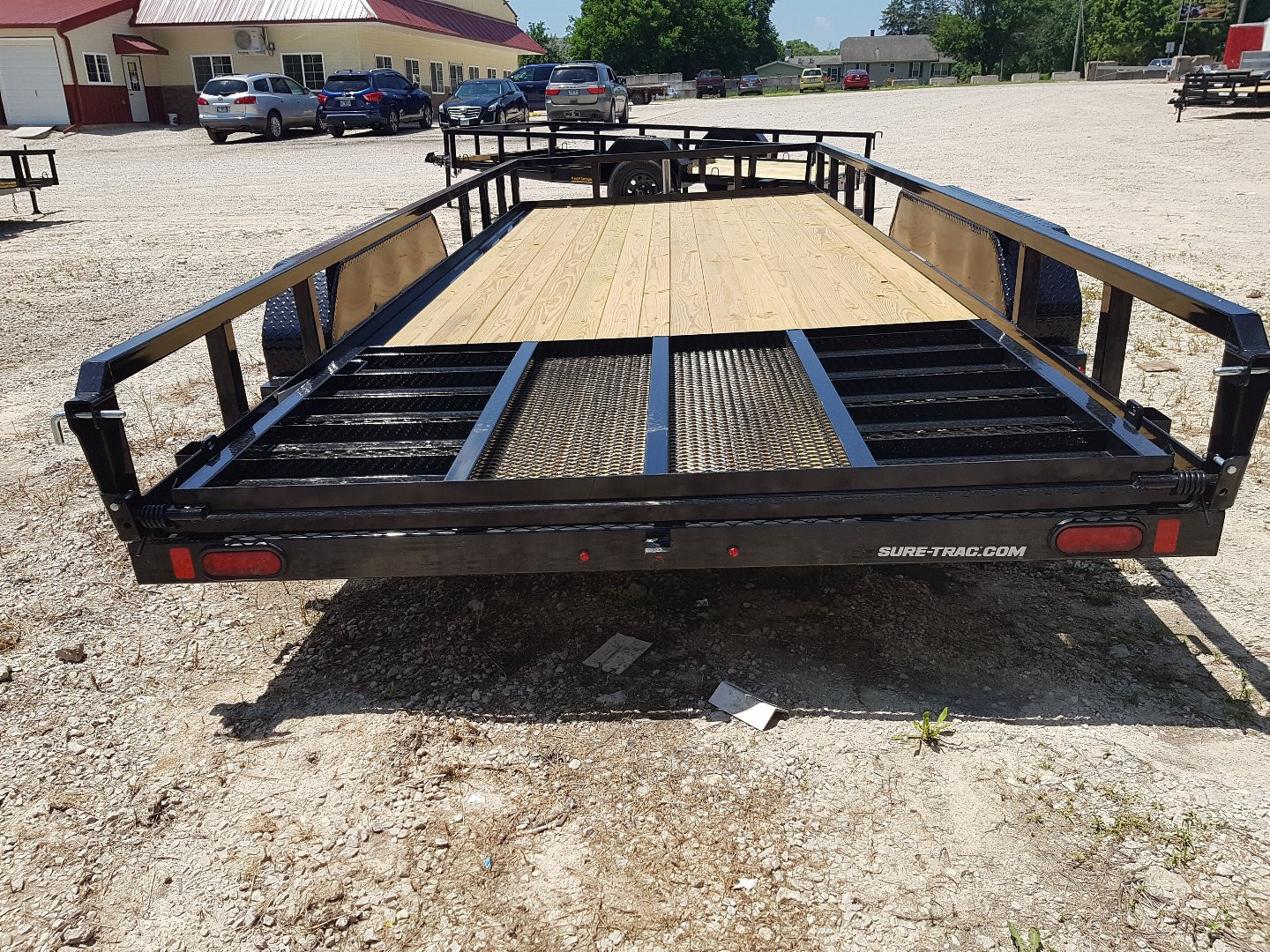 New 2026 Sure-Trac 7 x 16 Tube Top Utility Trailer 7K