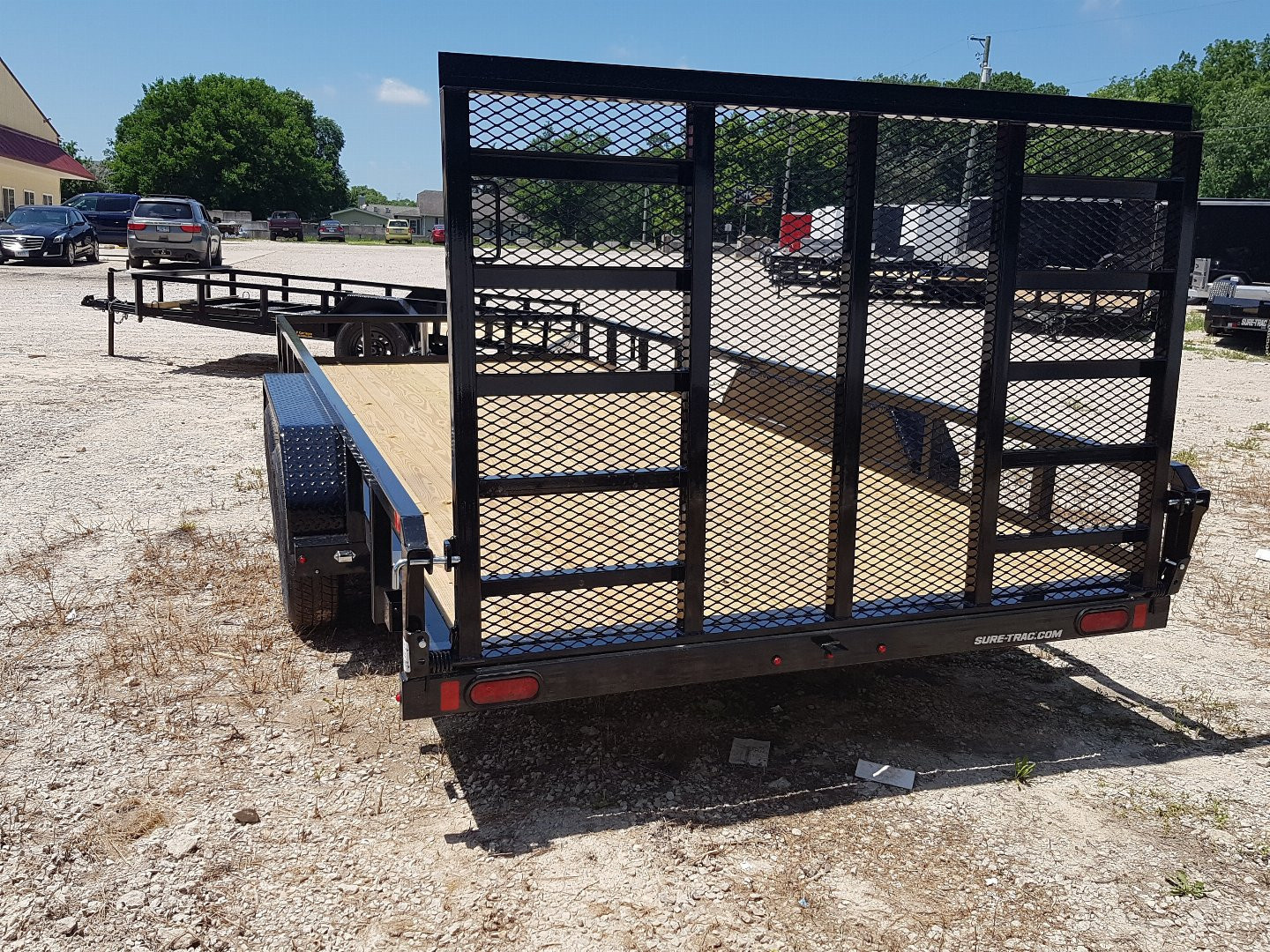 New 2026 Sure-Trac 7 x 16 Tube Top Utility Trailer 7K